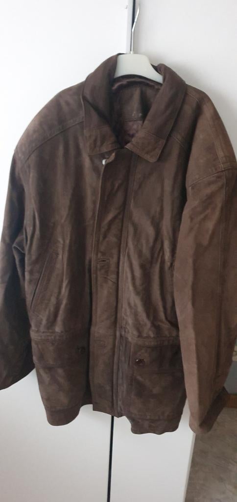 Daim mannen jas maat 52a54, Kleding | Heren, Jassen | Winter, Ophalen, Zo goed als nieuw