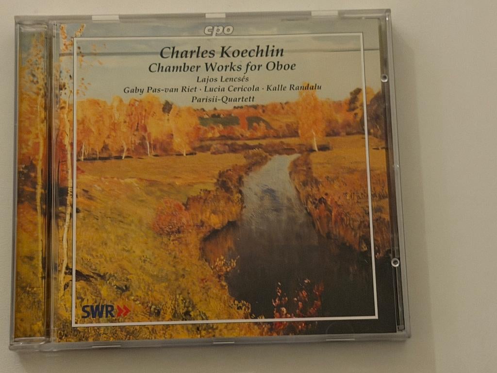 Charles Koechlin, Lajos Lencsés – Chamber Works for Oboe, Ophalen of Verzenden, Gebruikt
