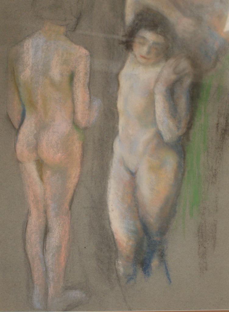 Miton Geirnaert (1908-2004): Naaktstudie (66 x 80 cm), Antiquités & Art, Enlèvement