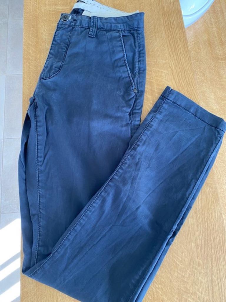 Blauwe broek Zara Man, Kleding | Heren, Broeken en Pantalons, Blauw, Ophalen of Verzenden, Zara Man, Gedragen