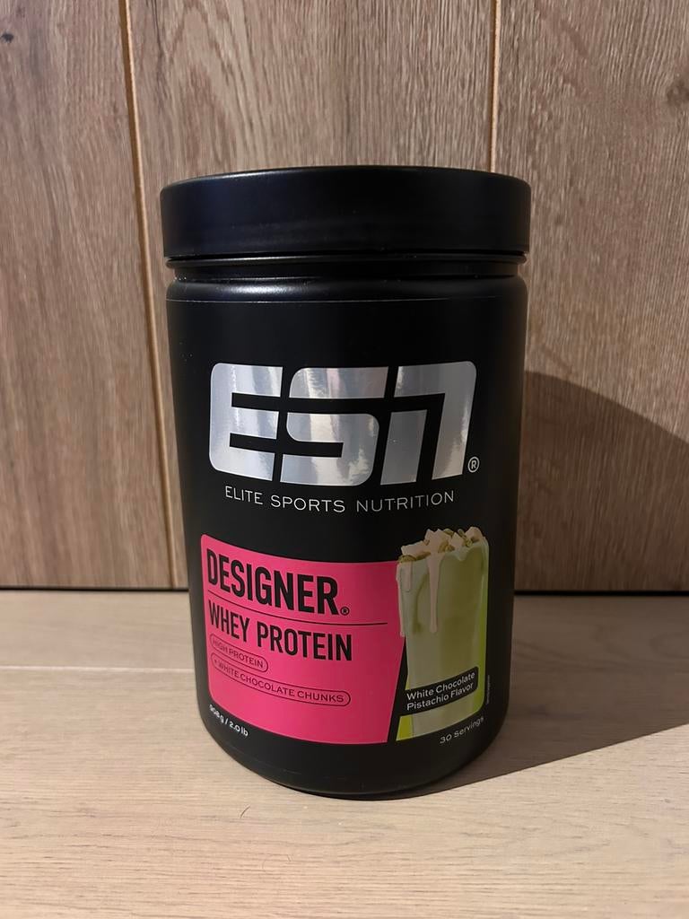 ESN proteïne poeder: pistache & witte chocolade, Ophalen of Verzenden, Zo goed als nieuw, Overige, Overige merken