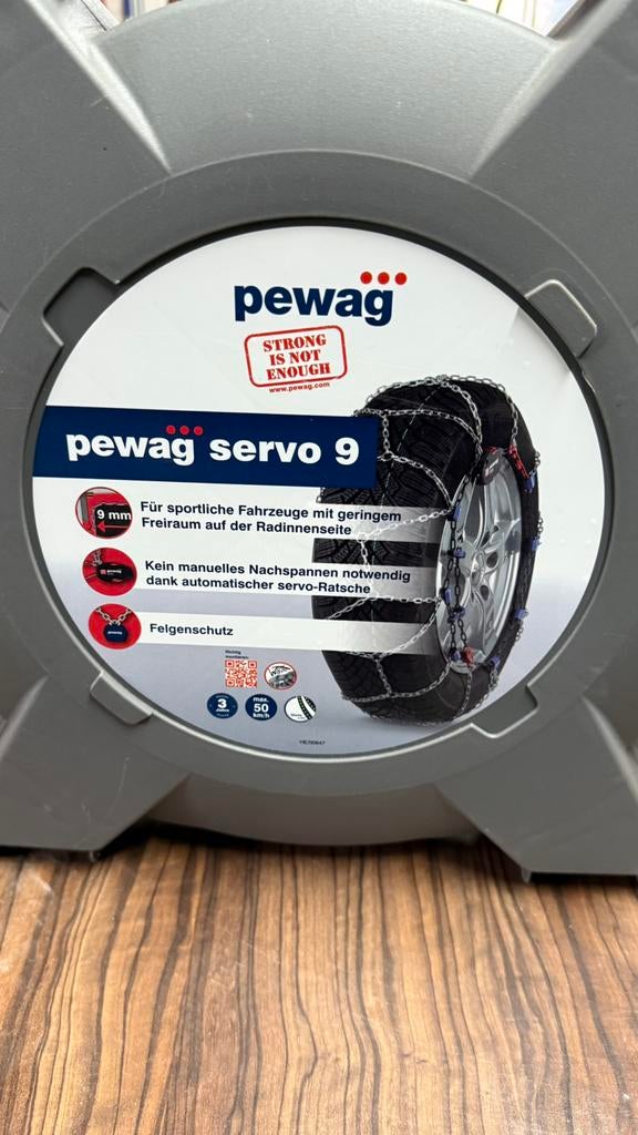 Nouvelles chaînes à neige - Pewag Servo 9 - RS9 76 ! ! !, Enlèvement, Neuf