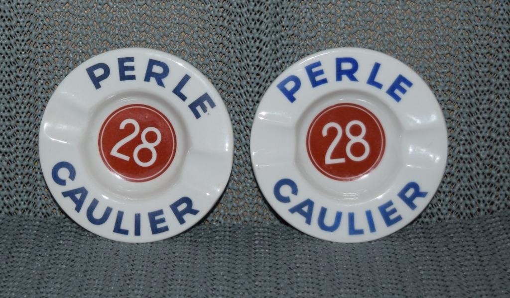 Perle Caulier 28 / Porcelaine Cerabel / 2 Asbakjes, Collections, Envoi, Comme neuf, Autres types, Autres marques