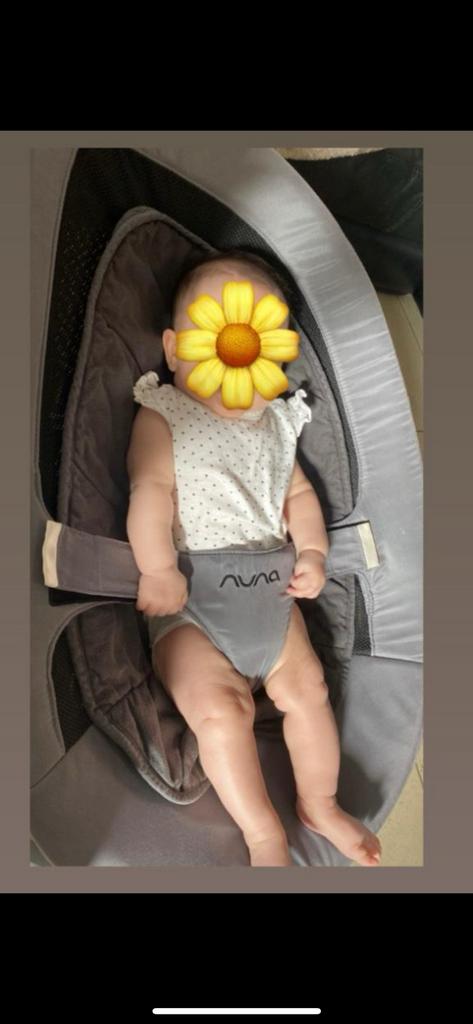 Nuna leaf, Enfants & Bébés, Relax bébé, Autres marques, Comme neuf, Enlèvement, Avec ceinture(s)