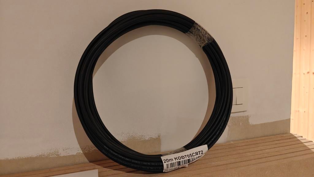 Câble coaxial extérieur 20 mm - Telenet - Avant - Base, TV, Hi-fi & Vidéo, Enlèvement, Neuf