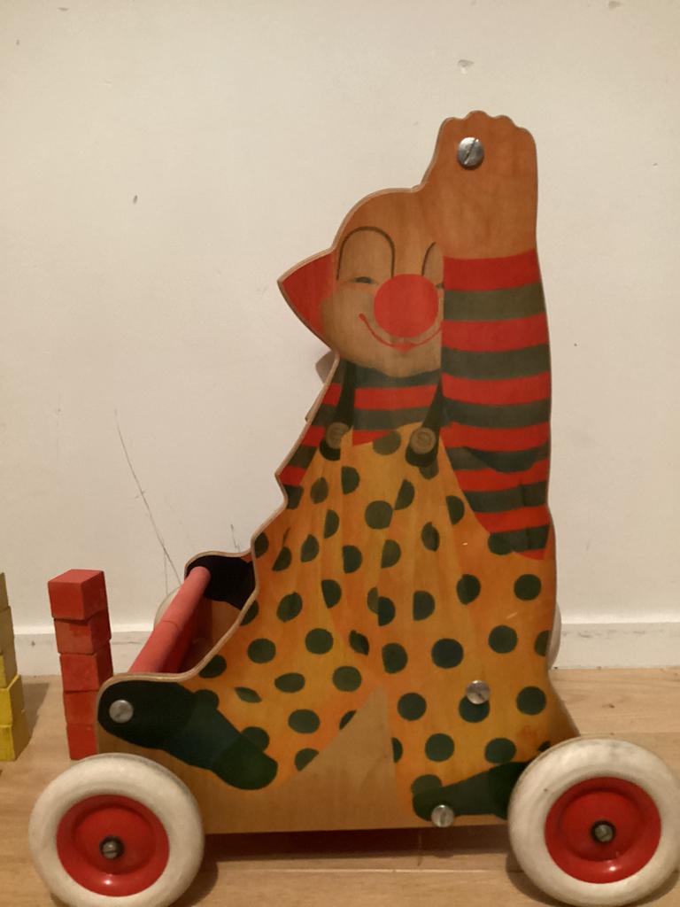 Troteur vintage, Enfants & Bébés, Enlèvement, Utilisé, À roulettes