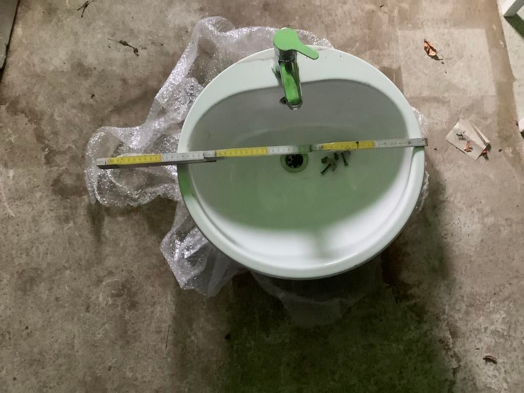 Spoelbakken, Ophalen, Gebruikt, Inox, Wastafel