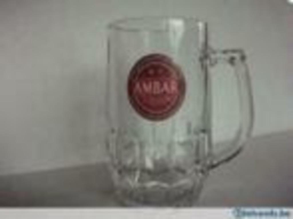 Verre ou pichet à bière Ambar Cerveza Especial - Ambar Dos, Collections, Verres & Petits Verres, Verre à bière, Enlèvement ou Envoi