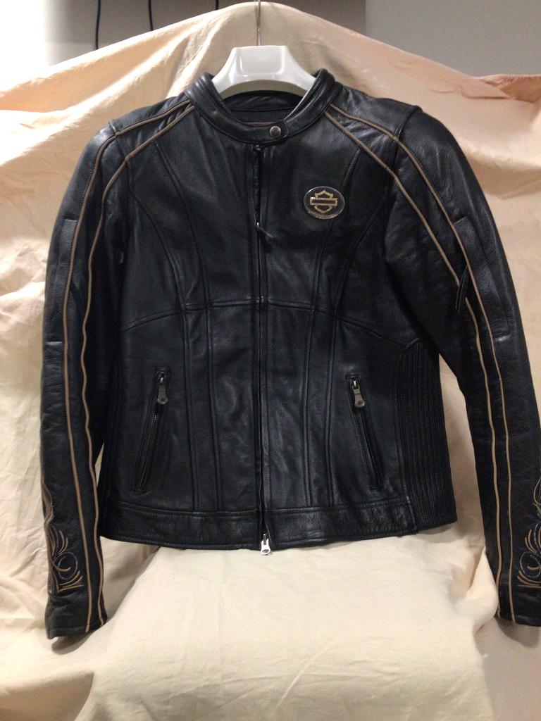 dames lederen motor jas, Motoren, Kleding | Motorkleding, Jas | leer, Harley Davidson, Ophalen of Verzenden, Nieuw zonder kaartje