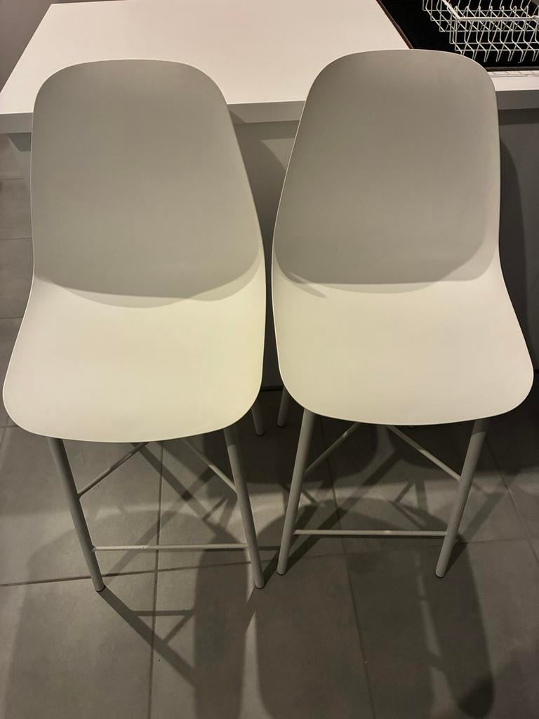 Normann Copenhagen Form designer barstoelen, Ophalen, Overige materialen, Wit, Zo goed als nieuw