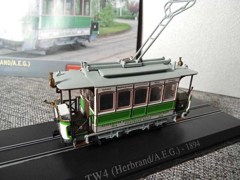 Tram 1894 Tw4 Herbrand - Atlas 1:76, Collections, Trains & Trams, Enlèvement ou Envoi, Neuf, Tram, Modèle réduit