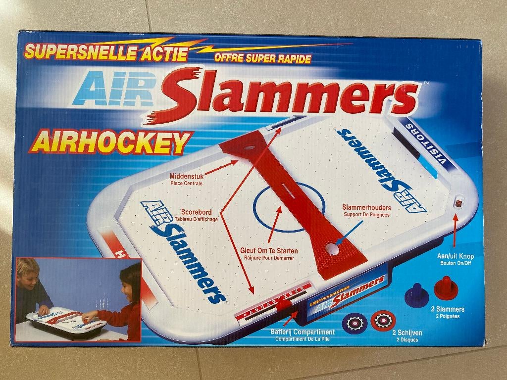 Jeu de table Air Slammers (Hockey sur table), Enlèvement ou Envoi, Utilisé