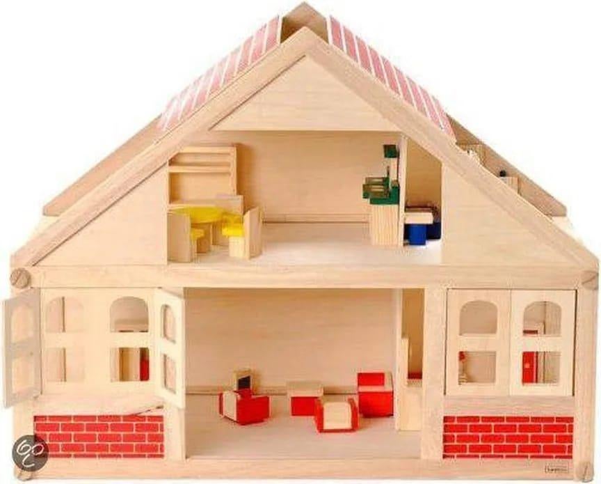 houten poppenhuis playwood, Kinderen en Baby's, Speelgoed | Poppenhuizen, Gebruikt, Poppenhuis, Ophalen