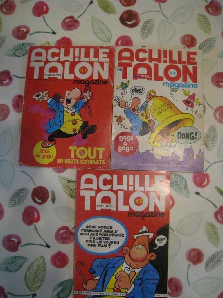 achille talon greg magazine bd 1975 dany derib wasterlain, Livres, BD, Plusieurs BD, Enlèvement ou Envoi, Utilisé, DERIB et GREG