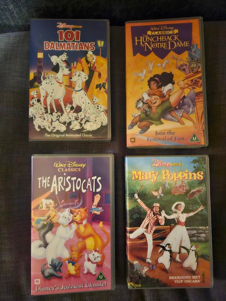6 Disney films op VHS, Ophalen of Verzenden