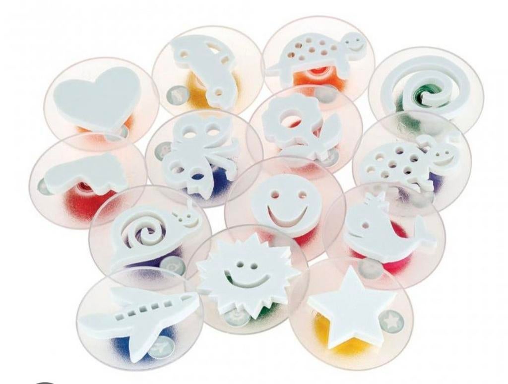 Vormenstempels / stempels met figuren ( easy grip ), Hobby en Vrije tijd, Ophalen of Verzenden, Zo goed als nieuw