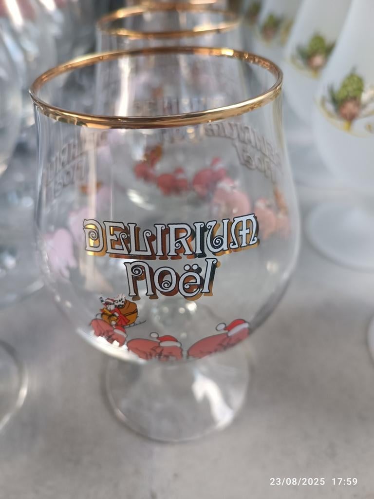 6 verre delirium noel, Enlèvement, Comme neuf