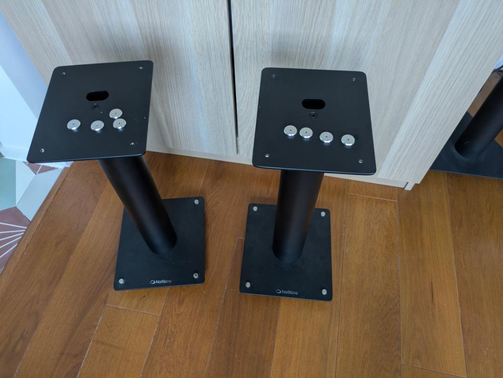 Pieds enceintes NorStone Stylum 1 Noir satin + Dynavox, Enlèvement, Comme neuf, Autres marques