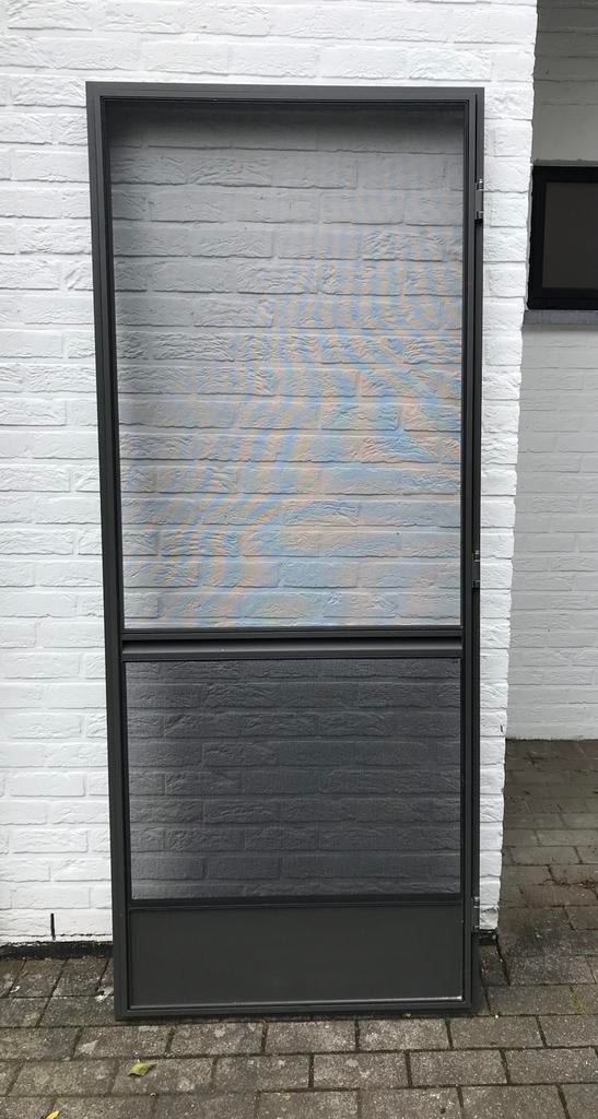 Vliegendeur RAL 7022 structuurlak, Ophalen, Nieuw