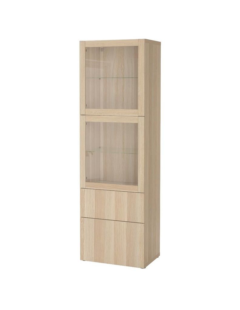 IKEA BESTA, 25 à 50 cm, Avec tablette(s), Comme neuf, Verre