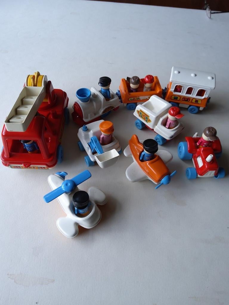 7-tal speelgoedvoertuigen van MATCHBOX LIVE-N-LEARN (1975), Ophalen of Verzenden, Zo goed als nieuw