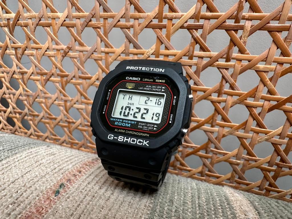 Uniek! Casio DW-5000C The First G-SHOCK was Born 1983, Ophalen of Verzenden, Zo goed als nieuw