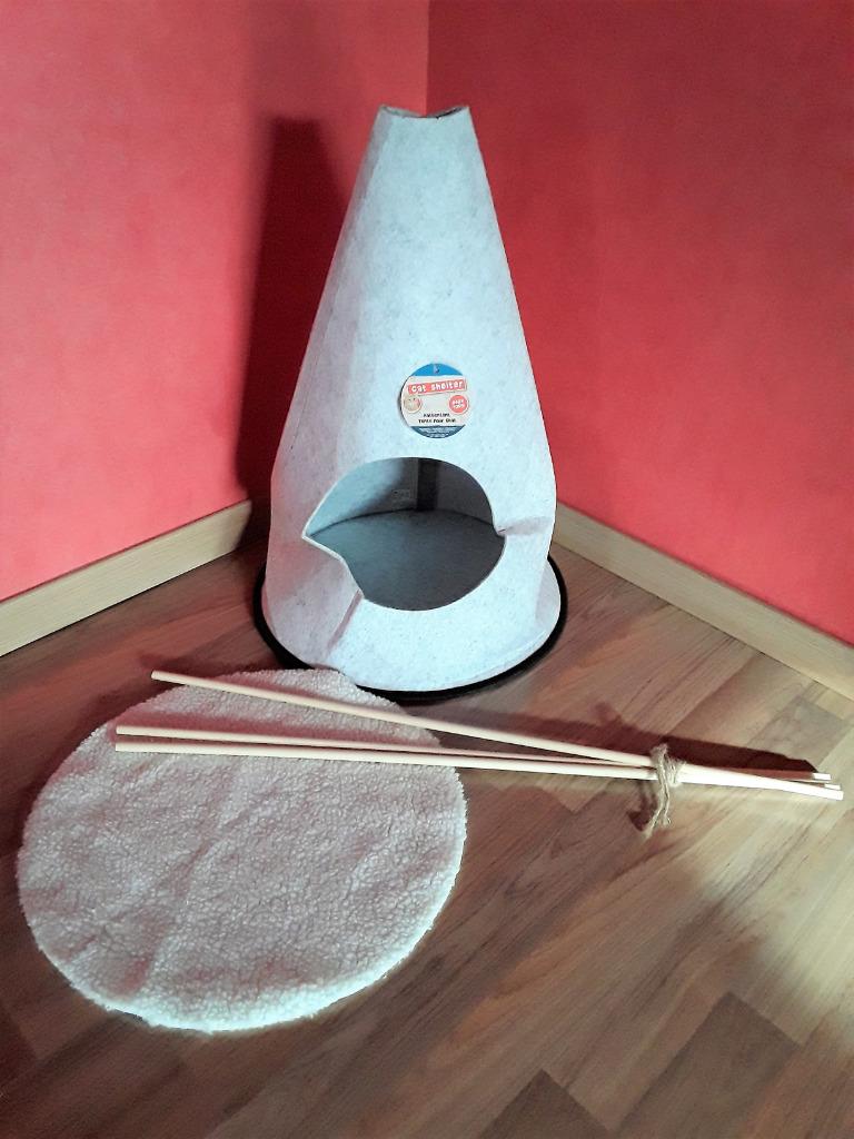 NIEUW/NOOIT GEBRUIKT: Tipi tent - kattenasiel, Ophalen, Nieuw, Vilt