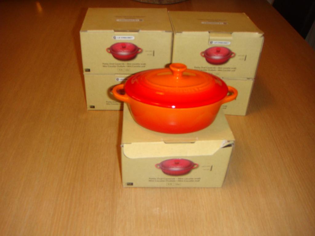 Le creuset: mini-cocottes (ovenpotjes), Huis en Inrichting, Ophalen, Nieuw