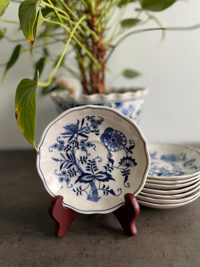 Vintage Blue Danube porseleinen bordjes, Ophalen