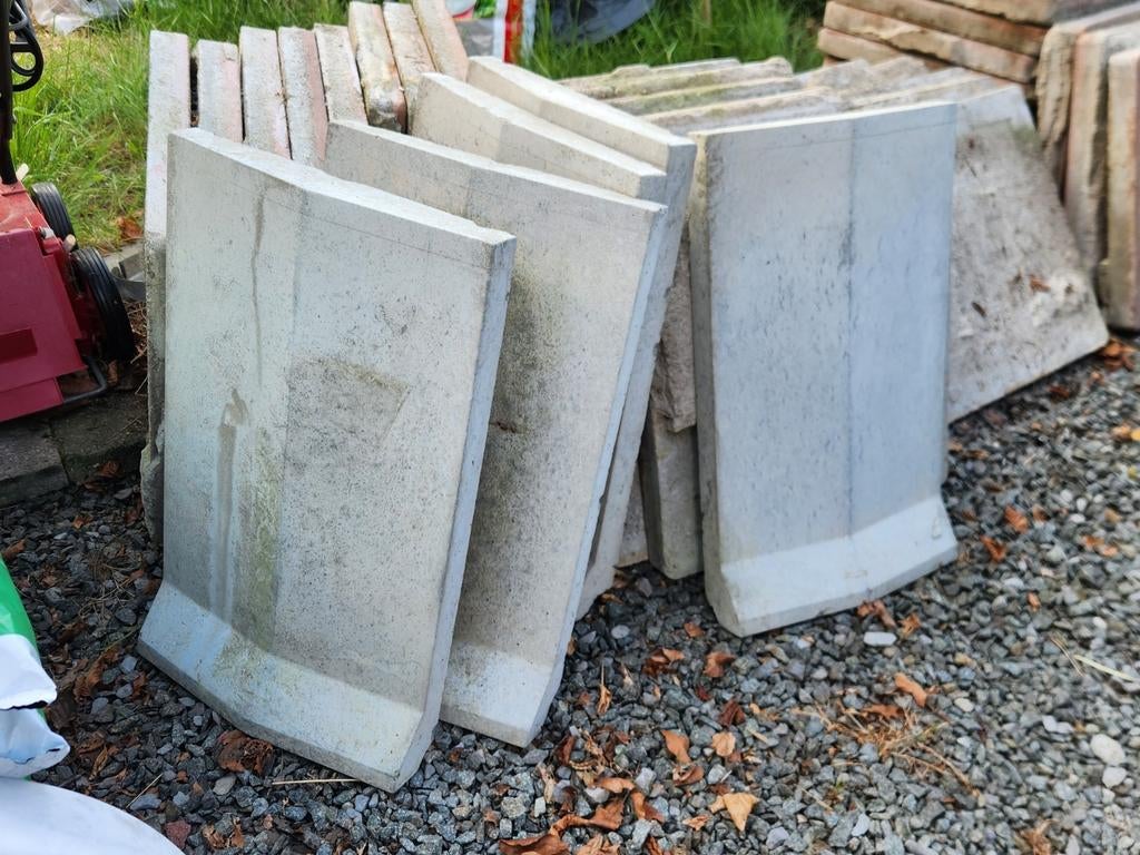 Muur deksel muur pannen dakrand, Ophalen, Zo goed als nieuw, Keramiek