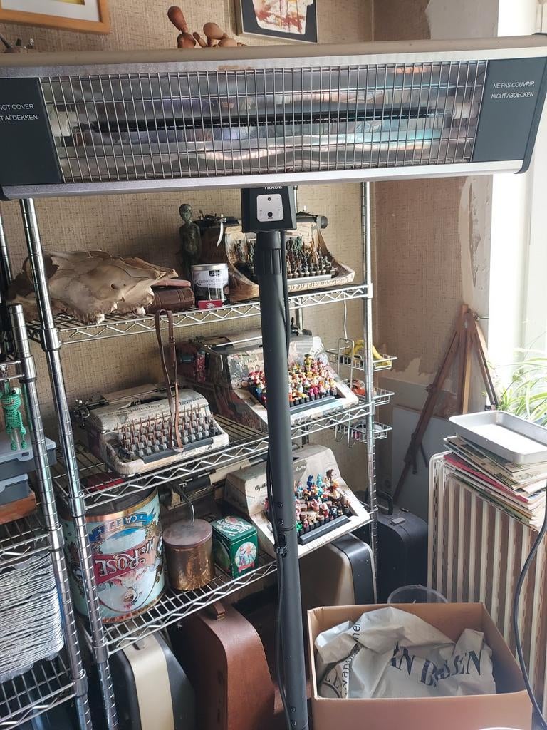 infrarood terrasverwarming met afstandsbediening, Électrique, Sol, Enlèvement, Utilisé