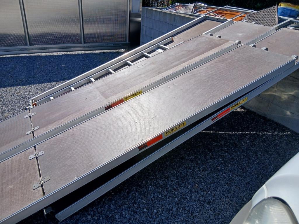 PLANCHERS ALUMINIUM 3,07M X 0,61M LAYHER ALLROUND MULTI., Bricolage & Construction, Échelles & Escaliers, Enlèvement