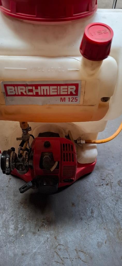 Rugsproeiers birchmeier op benzine te koop ., Jardin & Terrasse, Pesticides, Enlèvement, Utilisé