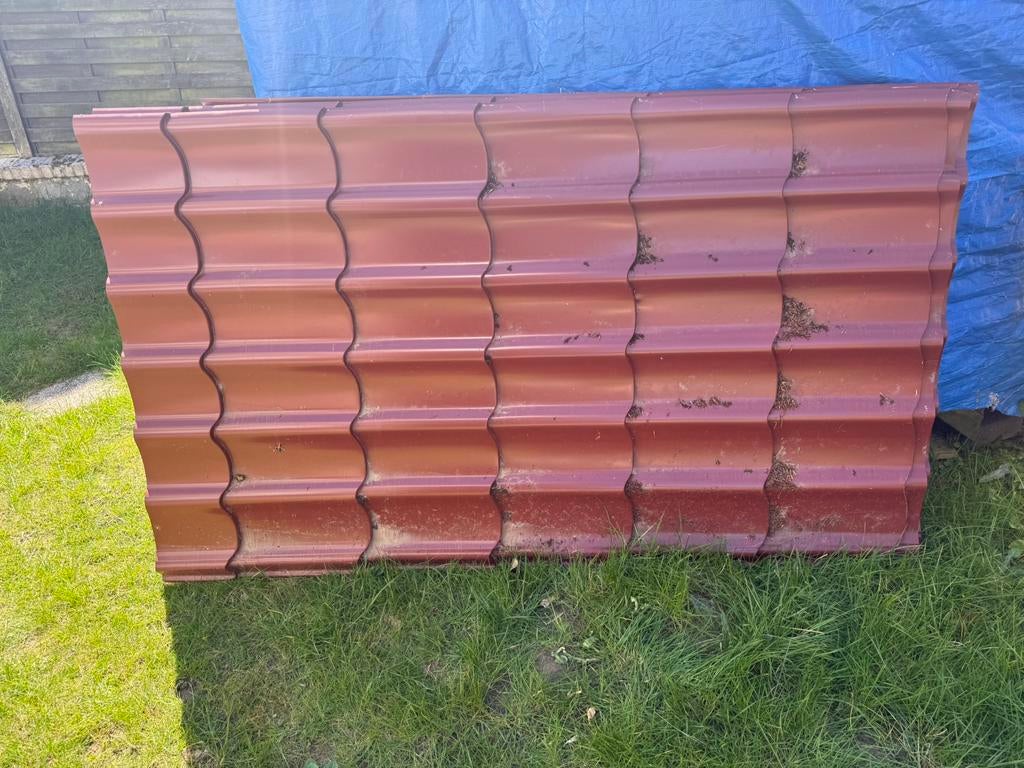 Golfplaten, Ophalen, Zo goed als nieuw, Rood, Dakplaat of Dakpanplaat