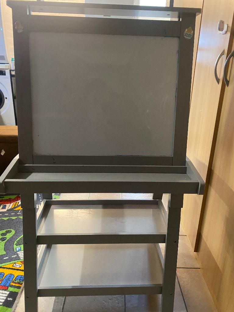 Krijtbord grijs, Ophalen, Gebruikt, Krijtbord