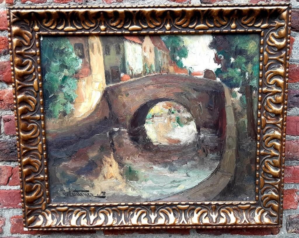 Schilderij van Richard Léon Leutenez (1884 - 1960), Ophalen