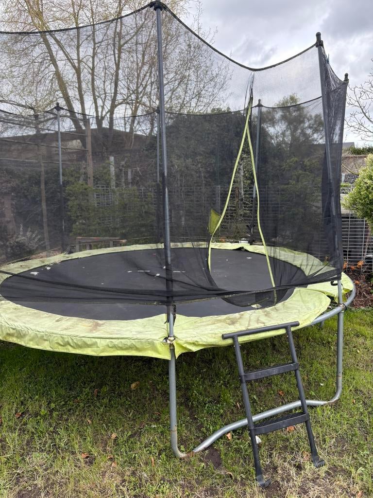 Trampoline, Kinderen en Baby's, Speelgoed | Buiten | Trampolines, Ophalen, Gebruikt
