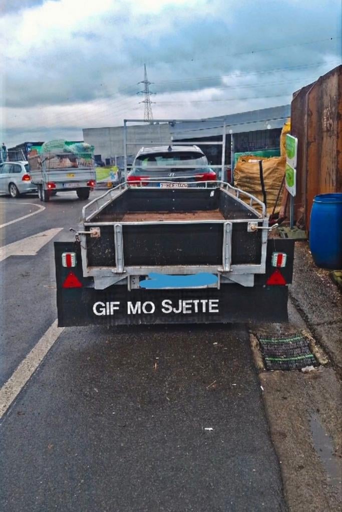 Dubbelaser aanganger  750 kg, Ophalen