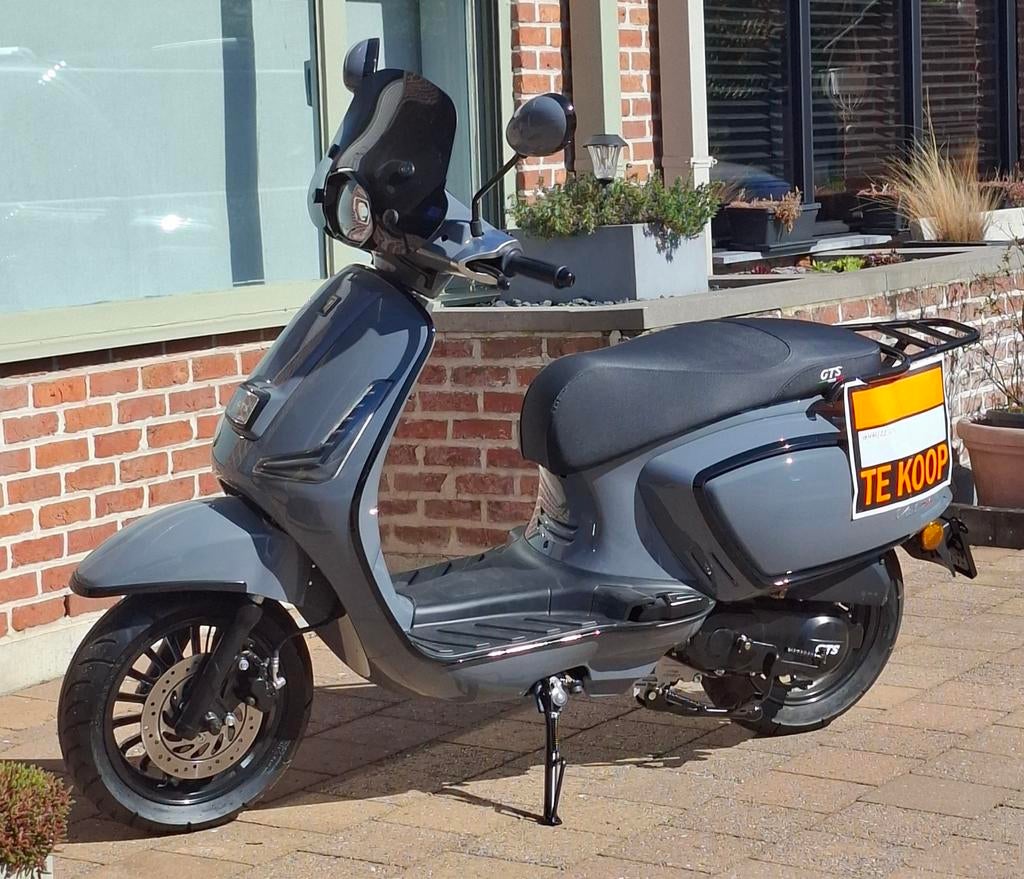 Scooter GTS Palermo grijs (nieuw), Fietsen en Brommers, Scooters | Overige merken, Nieuw, Klasse A (25 km/u), Benzine, Ophalen