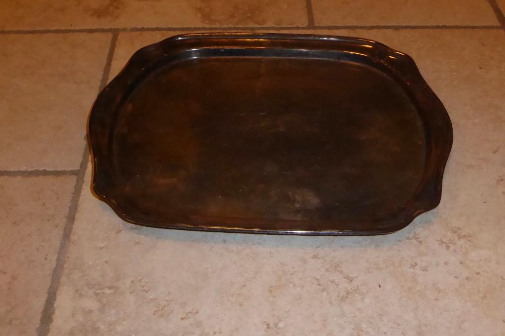 Verzilverde schaal " Wiskemann Bruxelles ", Antiek en Kunst, Ophalen