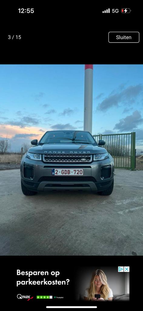Range Rover Evoque bj 2018 dealer onderhouden, Auto's, Land Rover, Automaat, Achterwielaandrijving, Leder en Stof, 5 deurs