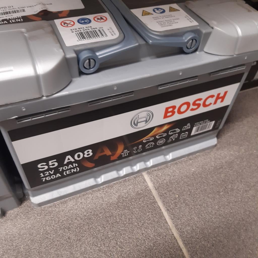 Nieuwe Bosch agm autobatterij (start / stop), Ophalen of Verzenden