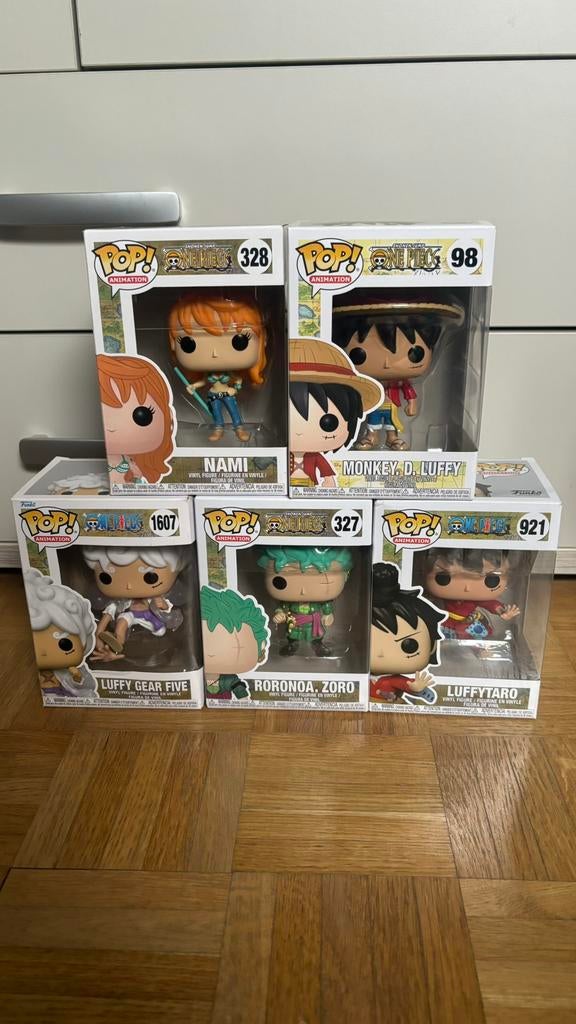 5 One Piece Funko Pops, Ophalen of Verzenden, Nieuw