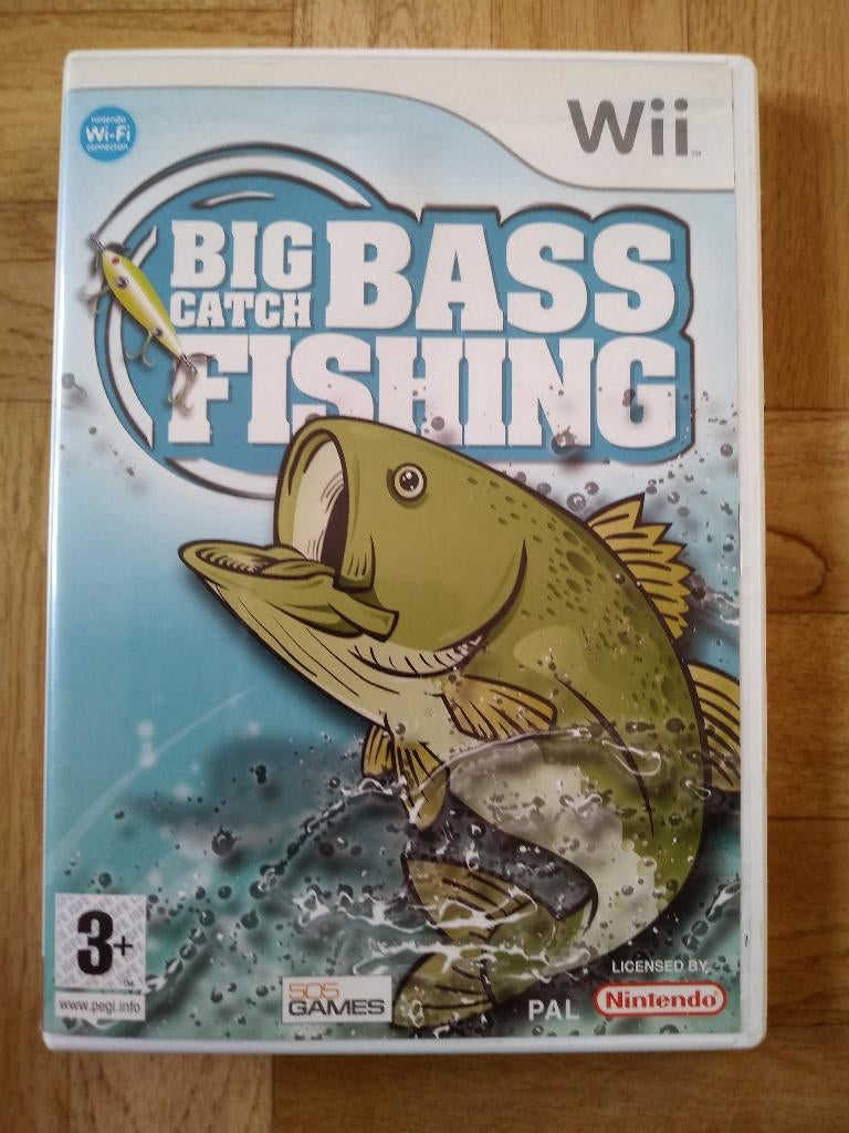 Big Catch Bass Fishing voor Wii of Wii U, Ophalen of Verzenden, Zo goed als nieuw, Eén computer, Sport