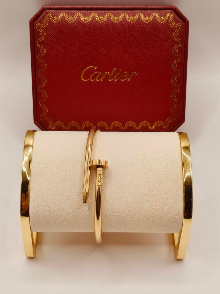 Bracelet en or Cartier avec motif d'ongle, Bijoux, Sacs & Beauté, Envoi, Neuf, Or, Acier