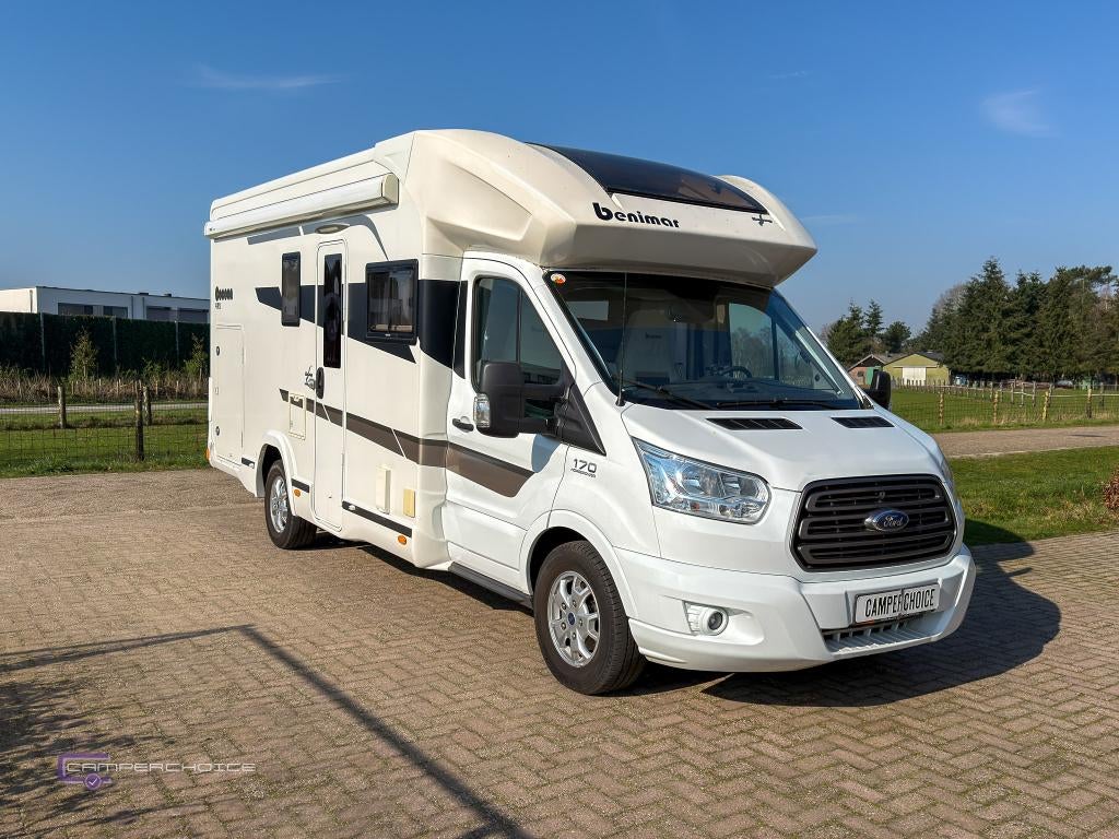 Benimar Cocoon 442 automaat 5 persoons, Caravans en Kamperen, Mobilhomes, Automaat, Standaard zit, Luifel, Ford