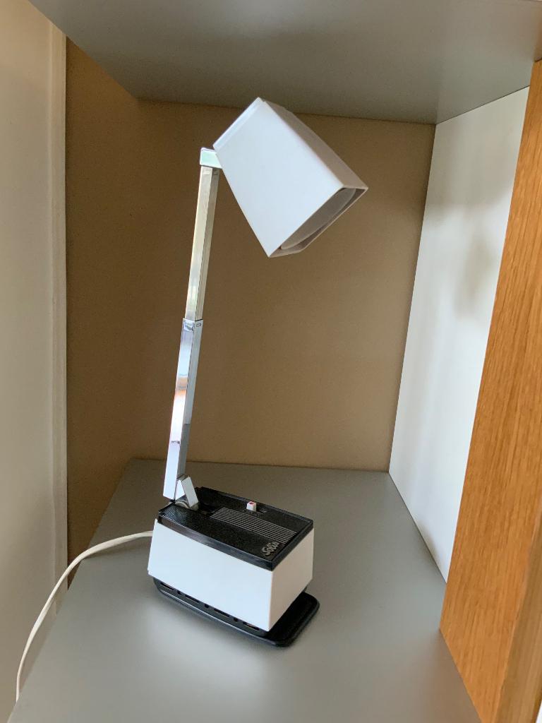 Lampe télescopique Space Age Solis 69, Huis en Inrichting, Lampen | Tafellampen, Gebruikt, Minder dan 50 cm, Metaal, Overige materialen