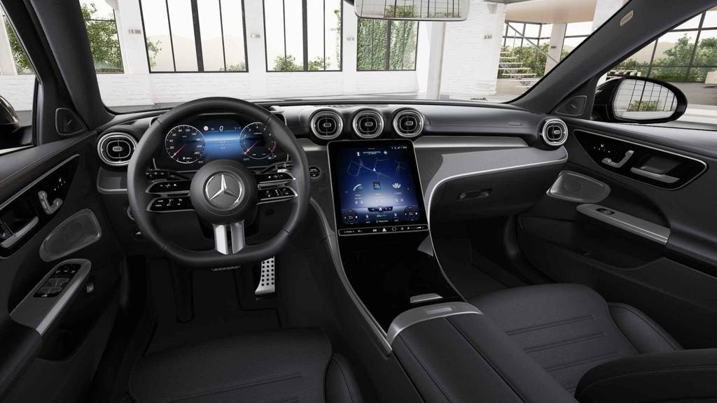 Mercedes-Benz C-Klasse 180 Break AMG Line Night Pack | Panor, Autos, Mercedes-Benz, Achat, 1800 kg, Carnet d'entretien, Noir