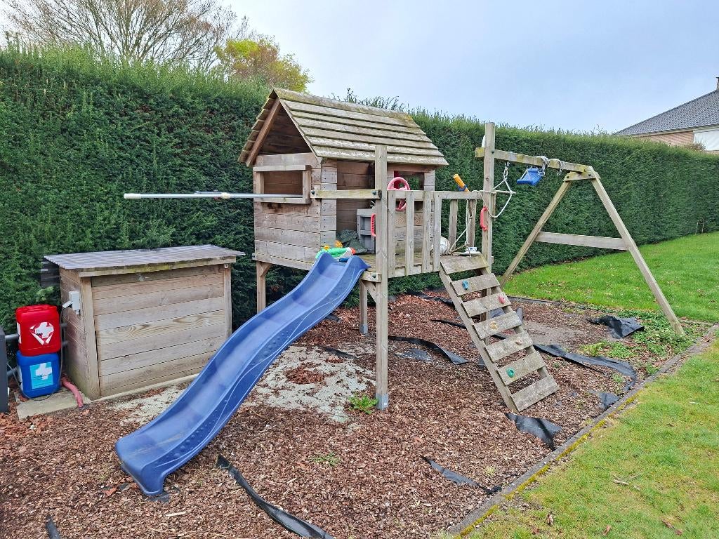 Speelhuisje, Kinderen en Baby's, Speelgoed | Buiten | Speelhuisjes, Ophalen, Gebruikt, Hout