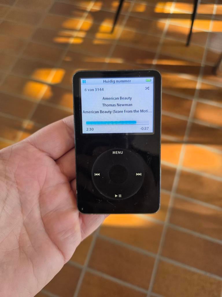 Ipod 30GB 5th gen, Ophalen